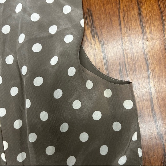 Madewell Shirred Silk Polkadot Dress - Picture 7 of 9